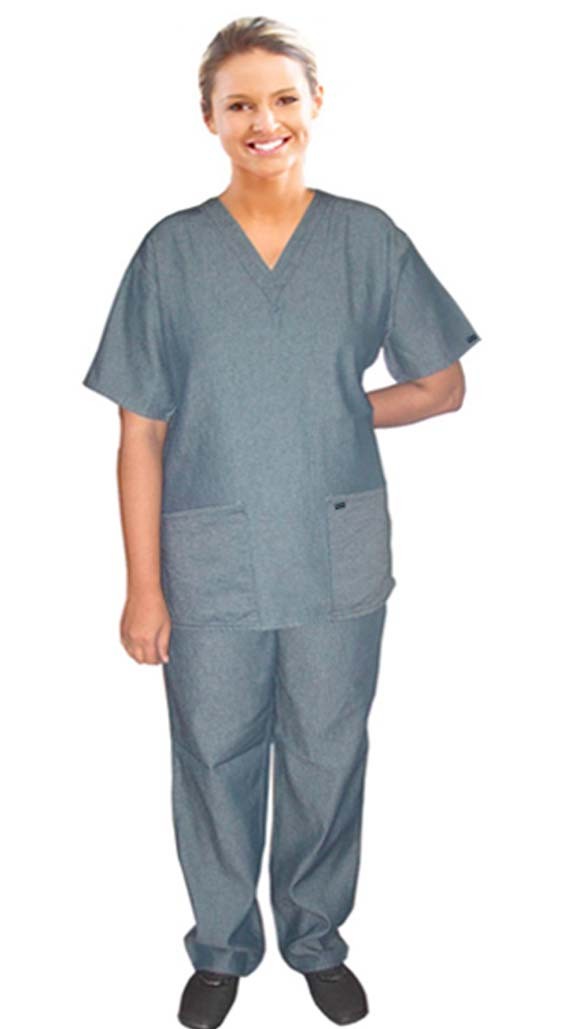 DENIM SCRUBS ONLY AT RMF SCRUBS 800 284 4381